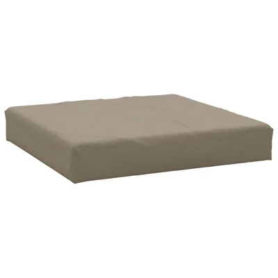 VidaXL Pallet Cushion In Taupe - 23.6"x23.6"x3.1" - Oxford Fabric, Water Resistant, Soft Foam Fiber Inside, Versatile For Outdoor/Indoor Use 9 VidaXL Pallet Cushion In Taupe - 23.6"x23.6"x3.1" - Oxford Fabric, Water Resistant, Soft Foam Fiber Inside, Versatile For Outdoor/Indoor Use - Image 7