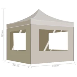 VidaXL Folding Party Tent - Professional Outdoor Shelter With Aluminum Frame, Waterproof Oxford Fabric Roof & Walls, PVC Windows - Cream 9.8'x9.8 18 VidaXL Folding Party Tent - Professional Outdoor Shelter With Aluminum Frame, Waterproof Oxford Fabric Roof & Walls, PVC Windows - Cream 9.8'x9.8 -All Patio Furniture GUEST 42477ac7 e1cd 4ae9 8948 4030b6f06482