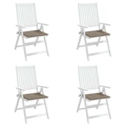 VidaXL Chair Cushion Set Of 4 Taupe Oxford Fabric (100% Polyester) -All Patio Furniture GUEST 456969b4 5689 4c5f ba8d b60afbcd5217