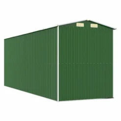 VidaXL Garden Shed Green Galvanized Steel Large Garden Shed - 75.6" X 205.9" X 87.8" -All Patio Furniture GUEST 471ad61f b5fa 4f70 af71 1b987633b04d