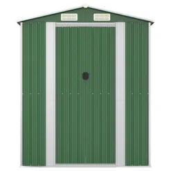 VidaXL Garden Shed Green Galvanized Steel Large Garden Shed - 75.6" X 336.6" X 87.8" 12 VidaXL Garden Shed Green Galvanized Steel Large Garden Shed - 75.6" X 336.6" X 87.8" -All Patio Furniture GUEST 472213bf 9370 485a 8621 a82fb8633442