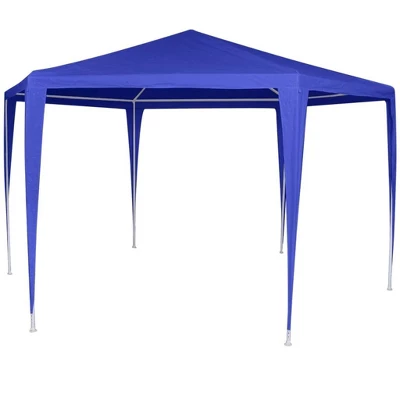 VidaXL Gazebo Blue 100% PE Fabric 6.6x6.6 Ft Foldable Gazebo 7 VidaXL Gazebo Blue 100% PE Fabric 6.6x6.6 Ft Foldable Gazebo - Image 5