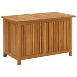 VidaXL Patio Storage Box 35.4"x19.7"x22.8" Solid Wood Acacia -All Patio Furniture GUEST 473dea76 36c1 49e9 8f6c 7d2b27367e43