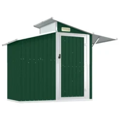 VidaXL Storage Shed Outdoor Garden Shed For Furniture Storage Galvanized Steel - Green -All Patio Furniture GUEST 4b038477 958d 4133 83b1 9cbe8f2dd22b