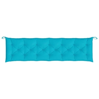 VidaXL Bench Cushion Outdoor Water Repellent Bench Cushion Pad Oxford Fabric - Turquoise 78.8" X 19.7" X 2.8" 5 VidaXL Bench Cushion Outdoor Water Repellent Bench Cushion Pad Oxford Fabric - Turquoise 78.8" X 19.7" X 2.8" - Image 3