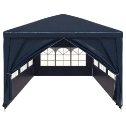 VidaXL 10'x30' Party Tent - Blue, UV And Water-Resistant Outdoor Canopy, Rust-Resistant Steel Frame With Decorative Windows And Easy Entrance 10 VidaXL 10'x30' Party Tent - Blue, UV And Water-Resistant Outdoor Canopy, Rust-Resistant Steel Frame With Decorative Windows And Easy Entrance -All Patio Furniture GUEST 4f95a670 ae5f 47a2 bc4b aef063c76878