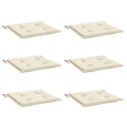VidaXL Chair Cushion Set Of 6 Cream Oxford Fabric (100% Polyester) -All Patio Furniture GUEST 50c36b4f f222 42f4 91c7 8ab1097bd79a