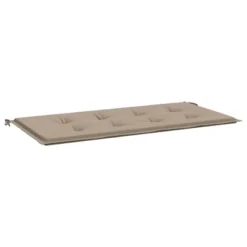 VidaXL Comfortable Garden Bench Cushion - Taupe Colored, 39.4"x19.7"x1.2", Oxford Fabric, Foam Fiber Fill, Outdoor And Indoor Use -All Patio Furniture GUEST 50f10ccc e427 408d 8474 0337903554d9