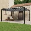 VidaXL Gazebo With Louvered Roof 9.8'x13.1' Anthracite Fabric And Aluminum -All Patio Furniture GUEST 5180911c ab93 4c7b 8397 f5194d427dd4
