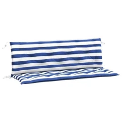 VidaXL Bench Cushion Water Repellent Outdoor Seat Cushion Pad Oxford Fabric - Blue And White 59.1" 19 VidaXL Bench Cushion Water Repellent Outdoor Seat Cushion Pad Oxford Fabric - Blue And White 59.1" -All Patio Furniture GUEST 546a0d35 c87c 4784 8f93 81332b3abb69