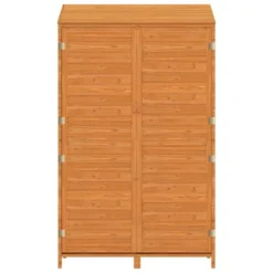 VidaXL Garden Shed For Tool Storage House Outdoor Backyard Solid Fir Wood - Brown 40.2" X 20.5" X 68.7" -All Patio Furniture GUEST 57c68a21 5d67 4901 84f0 795c454209f7