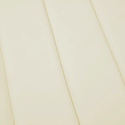 VidaXL Outdoor Sun Lounger Cushion, 78.7"x27.6" In Cream Oxford Fabric, Plush Foam Fiber Filling, Comfortable & Durable With Ropes 7 VidaXL Outdoor Sun Lounger Cushion, 78.7"x27.6" In Cream Oxford Fabric, Plush Foam Fiber Filling, Comfortable & Durable With Ropes - Image 5