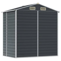 VidaXL Garden Shed Anthracite Galvanized Steel 75.2 X 51.2 X 78 In - Anthracite -All Patio Furniture GUEST 59a43e0d 6991 4952 ac0d 600d27a98cd7
