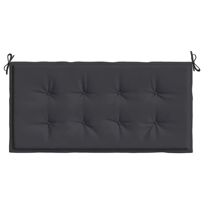 VidaXL Garden Bench Cushion With Comfortable Foam Fiber Filling, Made From Durable Oxford Fabric, Sized 47.2"x19.7"x1.2" - Black 5 VidaXL Garden Bench Cushion With Comfortable Foam Fiber Filling, Made From Durable Oxford Fabric, Sized 47.2"x19.7"x1.2" - Black - Image 3