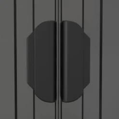 VidaXL Light Gray Garden Shed - Large Outdoor Storage, Galvanized Steel Construction With Gate Access, Ideal For Tools, Pool And Garden Supplies -All Patio Furniture GUEST 5d121c86 4b92 479b a5f5 d2068a629fdc