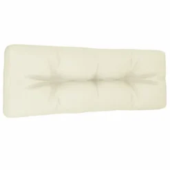 VidaXL Outdoor Pallet Cushion In Cream - 47.2"x15.7"x4.7", Fabric Material With Hollow Fiber Stuffing, Water Repellent, Lightweight -All Patio Furniture GUEST 5d65d880 5563 49aa b8db 7f5a19739d32