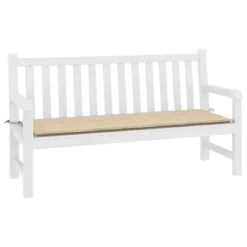 VidaXL Outdoor Oxford Fabric Garden Bench Cushion - Beige - 78.7"x19.7"x1.2", Foam Fiber Filling, For Patio Seating Comfort -All Patio Furniture GUEST 5e222a75 d73e 4f82 b980 e80e68e675b7