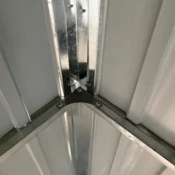 VidaXL Garden Shed With Extended Roof Outdoor Backyard Storage House Steel - Anthracite -All Patio Furniture GUEST 5e933bf4 4001 4125 86ee a7cc6251208f 1