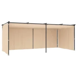 VidaXL Gazebo With Curtains 9.8'x19.7' Cream Steel 15 VidaXL Gazebo With Curtains 9.8'x19.7' Cream Steel -All Patio Furniture GUEST 5fb630de 50b5 4a08 b749 32400d1e6cce