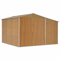 VidaXL Garden Shed Galvanized Steel Outdoor Storage - Sloping Roof, Firewood Stand, Light Brown 19 VidaXL Garden Shed Galvanized Steel Outdoor Storage - Sloping Roof, Firewood Stand, Light Brown -All Patio Furniture GUEST 5fe61ffd a6e0 4ded 902d 738767d80ac0
