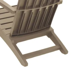 VidaXL Garden Adirondack Chair Light Brown Polypropylene Standard -All Patio Furniture GUEST 60180cd6 6edc 4741 97ea 328a7367e199