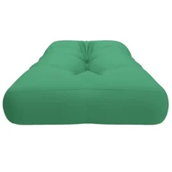 VidaXL Outdoor Pallet Cushion - 47.2"x15.7"x4.7", 100% Polyester Fabric, Durable & Comfortable - Green -All Patio Furniture GUEST 601e0a26 c47c 499a 9ece 2e90a0867e35
