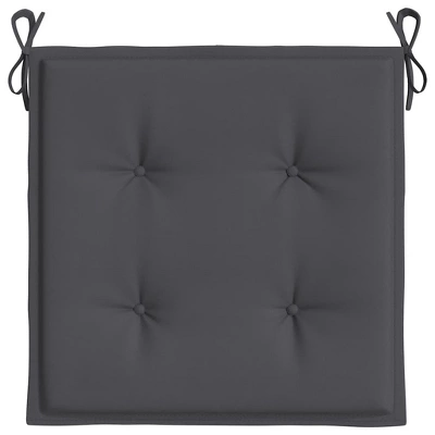VidaXL Outdoor Garden Chair Cushions Set Of 4, Oxford Polyester Fabric, Comfortable And Weather Resistant, Anthracite Seat Cushions'. 7 VidaXL Outdoor Garden Chair Cushions Set Of 4, Oxford Polyester Fabric, Comfortable And Weather Resistant, Anthracite Seat Cushions'. - Image 5