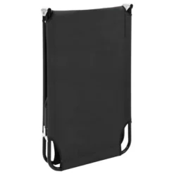 VidaXL Foldable Sun Lounger With Rust-Free Steel Frame And Weather-Resistant Fabric, Heavy-Duty Camping Bed Ideal For Camping, Beach, Outdoors – Black -All Patio Furniture GUEST 62a85bd6 74e3 4c9a a037 9253be3362cf