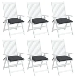 VidaXL Chair Cushion Set Of 6 Anthracite Oxford Fabric (100% Polyester) -All Patio Furniture GUEST 63d0b63e 8cb6 4673 a2d1 47b7dbe90f94