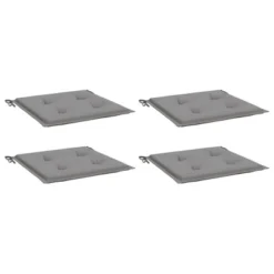 VidaXL Chair Cushion Set Of 4 Grey Oxford Fabric (100% Polyester) -All Patio Furniture GUEST 66becc93 51cd 42de 8932 b5e83270e014