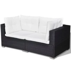 VidaXL Lounge Set Black -All Patio Furniture GUEST 674a3bbd 5c9b 4293 a619 6c0bde21b115