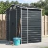VidaXL Garden Shed Anthracite Galvanized Steel 75.2 X 51.2 X 78 In - Anthracite 2 VidaXL Garden Shed Anthracite Galvanized Steel 75.2 X 51.2 X 78 In - Anthracite -All Patio Furniture GUEST 693e65f7 8668 480e aa44 89b1ccbad0dc