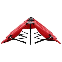VidaXL Two Person Folding Sun Lounger Garden Patio Outdoor Sunbed Camping Lounge Hiking Bed Lounger Camp Military Cot Travel Red Steel 12 VidaXL Two Person Folding Sun Lounger Garden Patio Outdoor Sunbed Camping Lounge Hiking Bed Lounger Camp Military Cot Travel Red Steel -All Patio Furniture GUEST 6b0e21dc 358b 4424 aa62 fd60c639e136