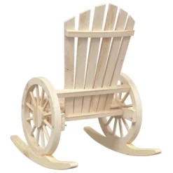 VidaXL Rocking Adirondack Chair Chaise Lounge Seating Furniture Solid Wood Fir - Brown Set Of 2 -All Patio Furniture GUEST 6ca9ebdf d7db 4c31 be64 8b0474bd21cb