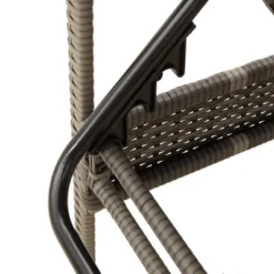 VidaXL Gray Poly Rattan Sun Lounger-Outdoor Chaise With Cushion, Adjustable Backrest, Washable Cover-24.8x78.7x24.4 Inches Patio Daybed -All Patio Furniture GUEST 6dd694bf 1bec 4303 9722 41e42f64f9da