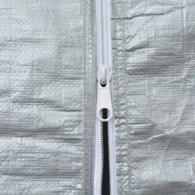 VidaXL Party Tent Grey Polyethylene, Powder-coated Steel Large 9 VidaXL Party Tent Grey Polyethylene, Powder-coated Steel Large - Image 7