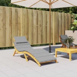 VidaXL Sun Lounger Cushion Grey Oxford Fabric (100% Polyester) 21 VidaXL Sun Lounger Cushion Grey Oxford Fabric (100% Polyester) -All Patio Furniture GUEST 71347264 03d6 49fa bf81 ea171a6e13c7