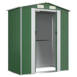 VidaXL Galvanized Steel Garden Shed - Durable Outdoor Storage For Garden Tools And Equipment - Easy Access Gate In Green 75.6"x42.5"x87.8" 14 VidaXL Galvanized Steel Garden Shed - Durable Outdoor Storage For Garden Tools And Equipment - Easy Access Gate In Green 75.6"x42.5"x87.8" -All Patio Furniture GUEST 7280124c 8286 4d5c a845 852fadd60ef2