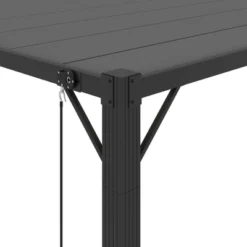 VidaXL Gazebo With Louvered Roof 9.8'x13.1' Anthracite Fabric And Aluminum 15 VidaXL Gazebo With Louvered Roof 9.8'x13.1' Anthracite Fabric And Aluminum -All Patio Furniture GUEST 73545b7f 5152 4da5 b950 7b4be1b8792c