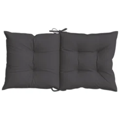 VidaXL Lowback Chair Cushion Set Of 2 Melange Anthracite 100% Polyester -All Patio Furniture GUEST 76040945 baad 4d7c a2e5 06e8fb2a8f61