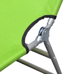 VidaXL Sun Lounger Apple Green Polyester One Size Foldable Sun Lounger -All Patio Furniture GUEST 76cb6a3c f77d 44ef 863e e8f58ace9ab5
