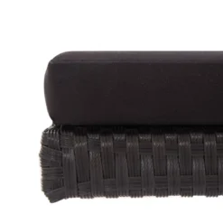 VidaXL Patio Bench Adjustable With Cushions For Outdoor Garden Poly Rattan - Black -All Patio Furniture GUEST 770a4b59 1be9 4582 8a6a 7748dd3e209e