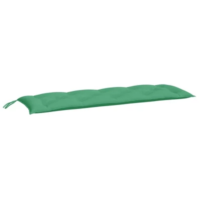 VidaXL Bench Cushion Outdoor Water Repellent Bench Cushion Pad Oxford Fabric - Green 59.1" X 19.7" X 2.8" 9 VidaXL Bench Cushion Outdoor Water Repellent Bench Cushion Pad Oxford Fabric - Green 59.1" X 19.7" X 2.8" - Image 7