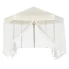 VidaXL Gazebo Cream White 2 VidaXL Gazebo Cream White -All Patio Furniture GUEST 78524e42 2076 4afc 8181 4a9518a7e225