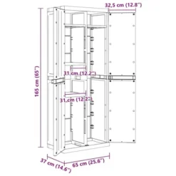 VidaXL Outdoor Storage Cabinet Grey And Black Polypropylene Medium -All Patio Furniture GUEST 787d35ea 0f4b 4aae a1ad f442918b30a5