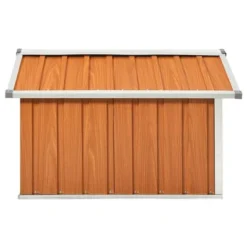 VidaXL Garden Shed Brown Galvanized Steel Medium Durable Garden Shed -All Patio Furniture GUEST 78c97bba e0b0 4d0e a661 135a11819c26