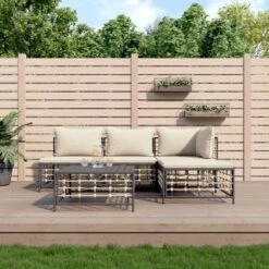 VidaXL Garden Lounge Set Anthracite