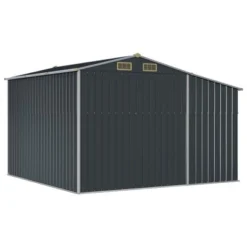 VidaXL Garden Shed Anthracite Galvanized Steel, PP (polypropylene) Large -All Patio Furniture GUEST 7aa33638 2203 4df9 b47f 5cdbf126c6f9