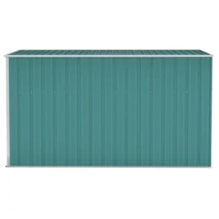 VidaXL Storage Shed Wall-mounted Garden Shed For Backyard Galvanized Steel - Green 46.5" X 113.4" X 70.1" -All Patio Furniture GUEST 7ab47f48 4f6f 41e3 a9c3 5517e3d5600a