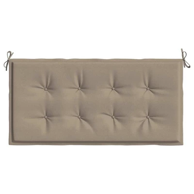 VidaXL Garden Bench Cushion Taupe Oxford Fabric (100% Polyester) 5 VidaXL Garden Bench Cushion Taupe Oxford Fabric (100% Polyester) - Image 3